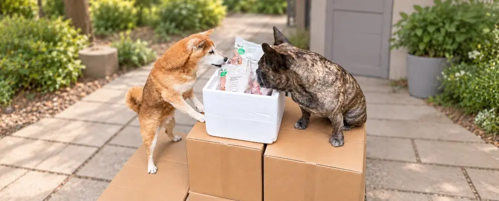 Ayumi und Kostas entdecken eine gekühlte Futterlieferung