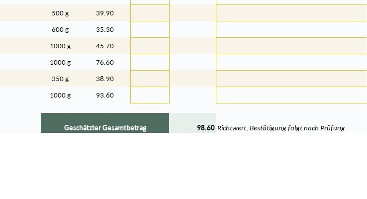 Printscreen zum Überblick behalten auf der BigPet Vorbestellliste